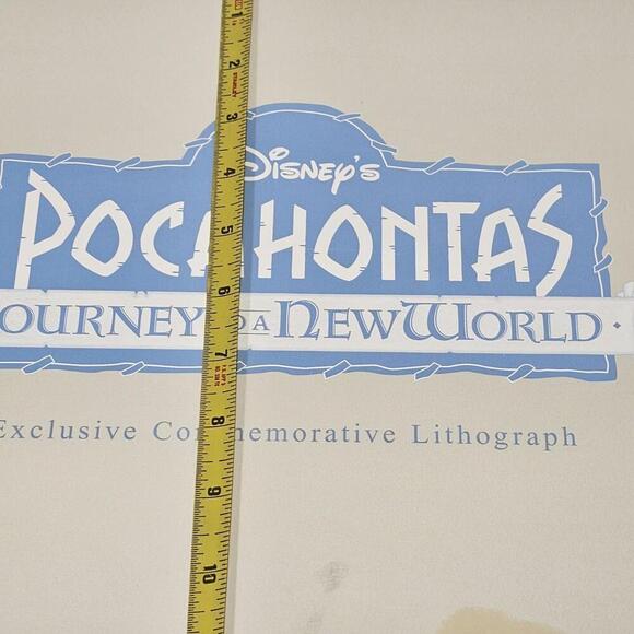 Vintage Disney Pocahontas Journey to a New World Special Edition Lithograph - Picture 6 of 7